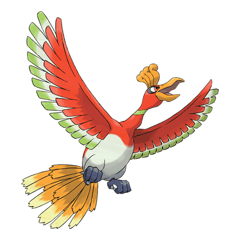 250 - The Rainbow Pokemon - Ho-oh — Weasyl