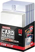 50 semi-rigid pokemon card holders and 50 penny sleeves
